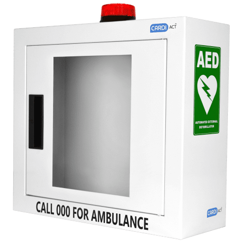 CARDIACT Alarmed AED Cabinet with Strobe Light (CC-50)