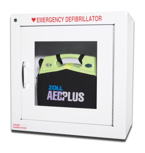 ZOLL AED Plus 9" Standard Surface Metal Wall Cabinet (8000-0855)