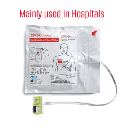 ZOLL *HOSPITAL USE* CPR Stat-padz Adult Electrodes [8900-0402] *Special order*