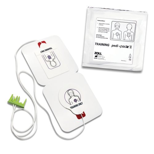 ZOLL AED Plus Trainer2 - Pedi-Padz II Training Electrodes [Case/6] (8900-000861-01)
