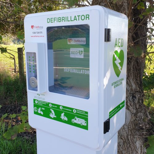 Defibshop Heated Outdoor AED Cabinet (CAB9-HEATED-DFS)