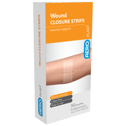 AEROPLAST Wound Closure Strips [3mm x 75mm] [Box/50pouch] [APWC7535]