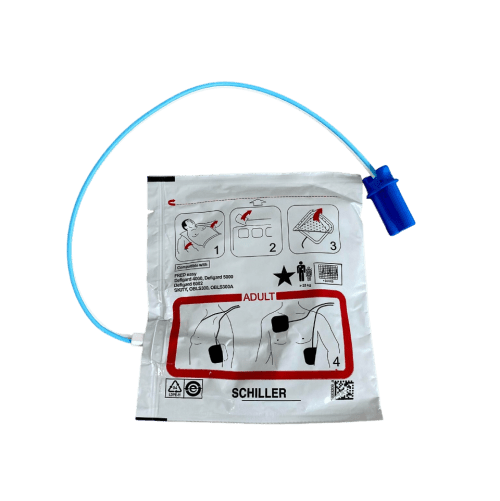 Schiller [FRED Easy] Adult electrode pads - Pre-connected cable [0-21-0020 / 2.230344]