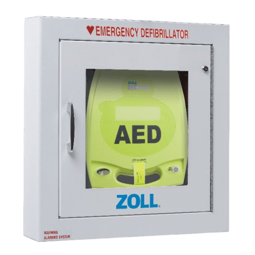 ZOLL AED Plus Semi-Recessed Wall Cabinet (8000-0814) *SPECIAL ORDER*