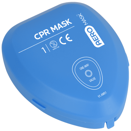 AEROMASK CPR Mask in hard cover (AM01)