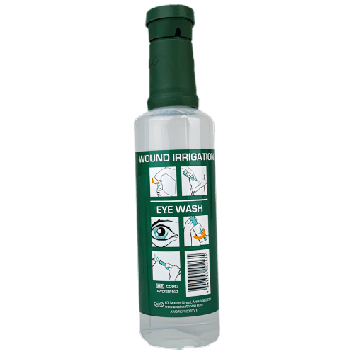 AEROWASH Drop Eyewash Bottle 500mL [1 bottle] [AWDREF500-I] *ON BACKORDER*
