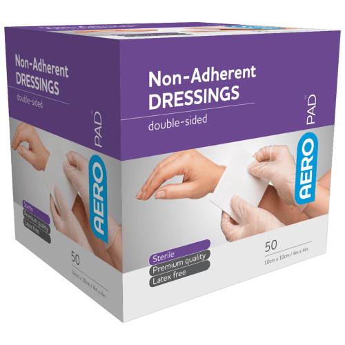 AEROPAD Non-Adherent Dressing [10cm x 10cm] - [Box/50] - [APD101S]