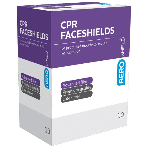 AEROSHIELD Disposable Face Shield in Sachet [Box/10] (AFS003)