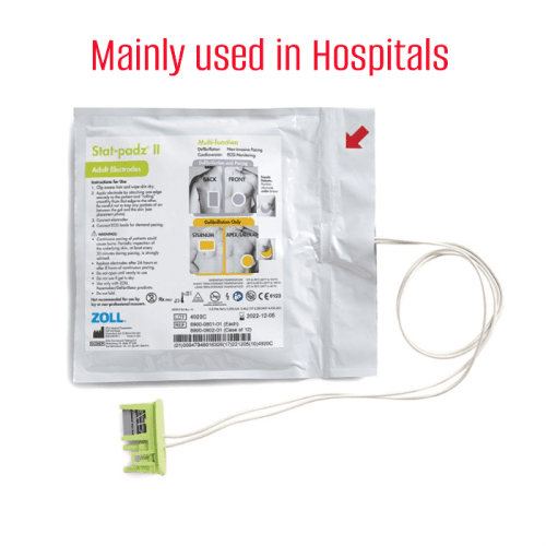ZOLL *HOSPITAL USE* Stat-Padz II Electrode [1 pair] [8900-0801-01] *Special order*