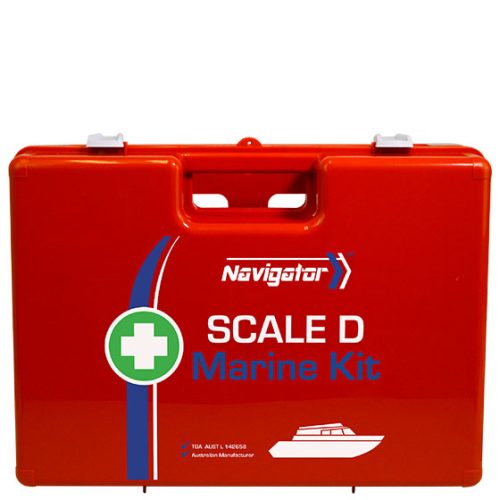 NAVIGATOR Scale D - Marine / Vessel / Boat - First Aid Kit w/- Bracket