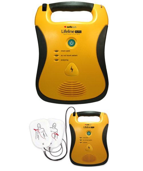 Defibtech Lifeline FULLY-Automatic AED with 5-Year Battery Package (6DCF-E120-SET)