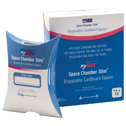 Asthma Space Chamber Slim Cardboard Spacer [10.5cm x 14.2cm] (SPAC10)