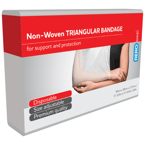 AEROBAND Non-Woven Triangular Bandage 96 x 96 x 137cm [Bag/10] (ABN96)