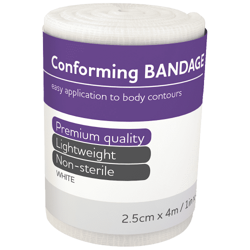 AEROFORM Lightweight Conforming Bandage 2.5cm x 4M [1 roll] (AF25-I)