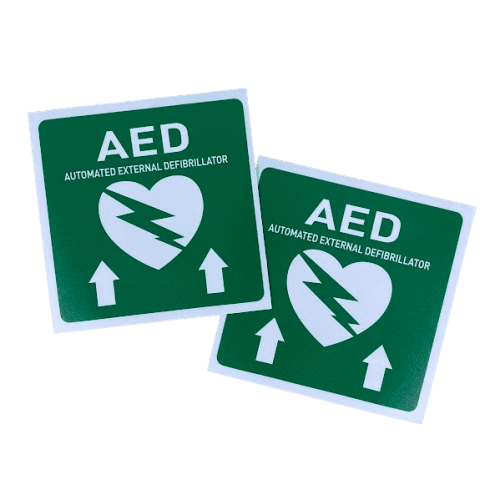 AED [UP Arrow] Stickers - [Pack/2]