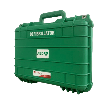 AED/Defib Tough Waterproof Green Carry Case - Medium (AEDCASE01-M)