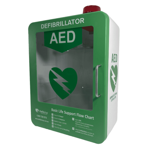 Defibshop Lightweight Indoor Wall-mounted AED Cabinet [Alarm & Strobe]