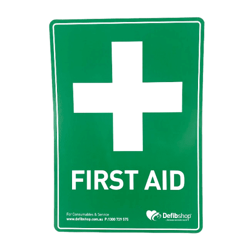 [FIRST AID] Laminated Sign - A4