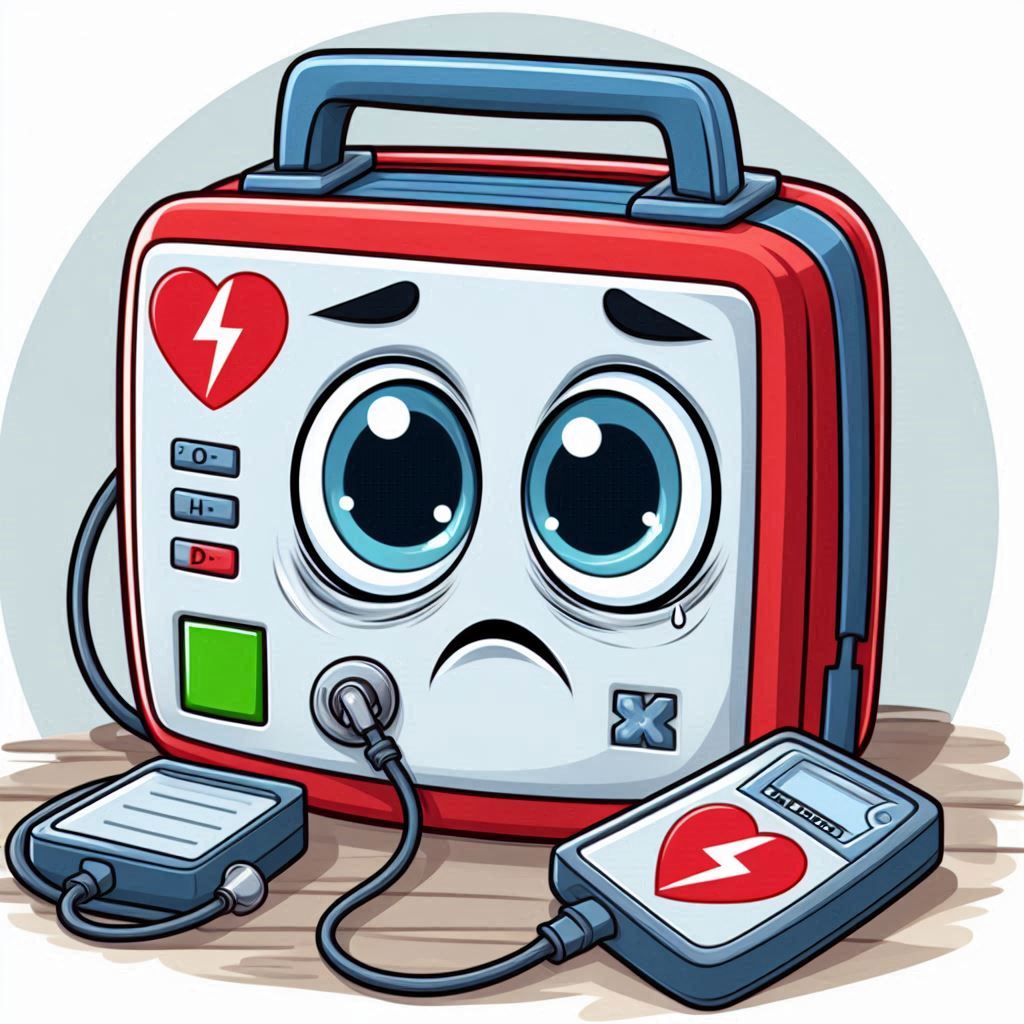 Old defibrillator