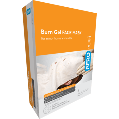 AEROBURN Burn Gel Face Mask Dressing [Box/12] - [30 x 40cm] - (ABD34)